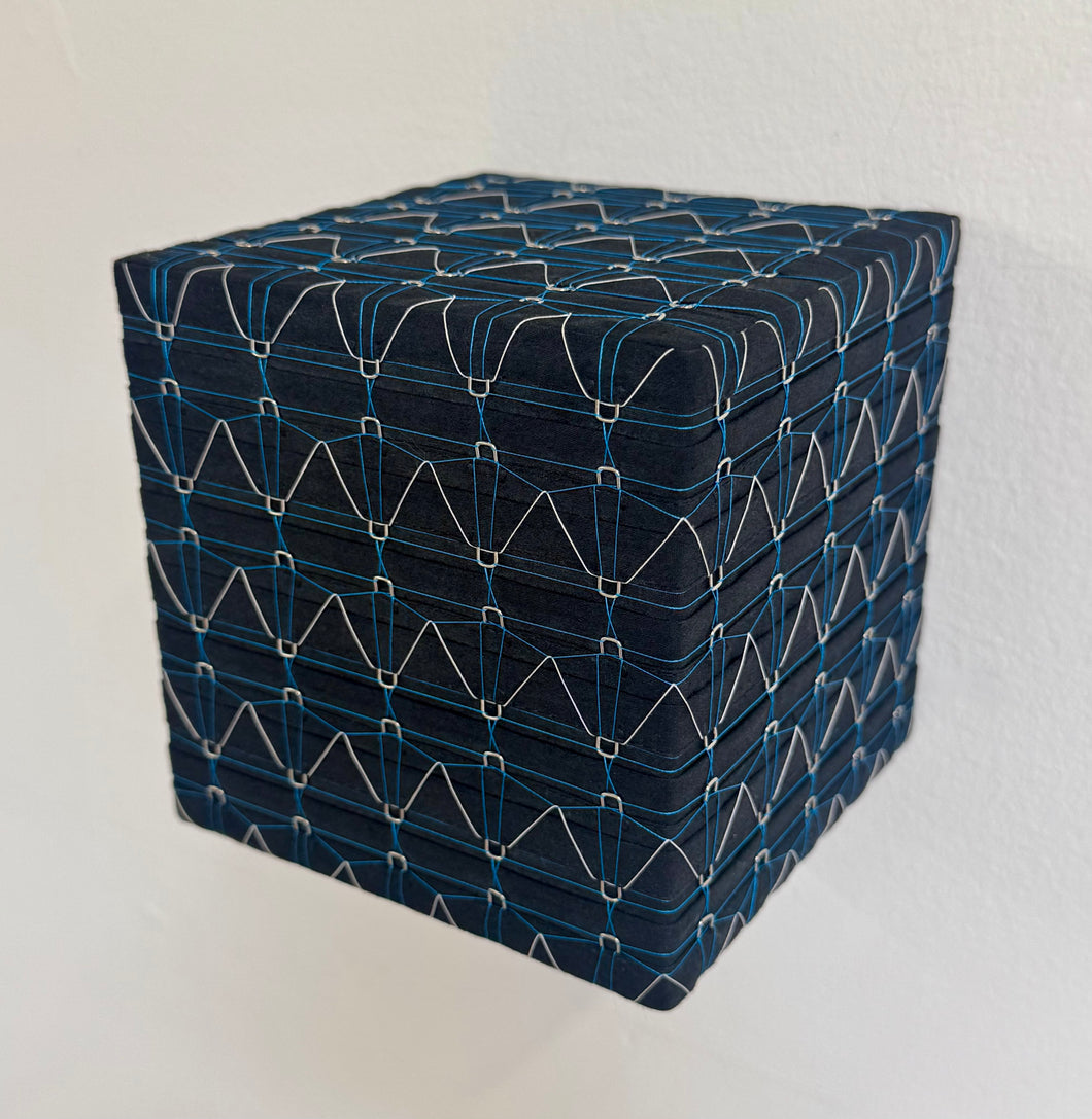 Blue Noir Cube